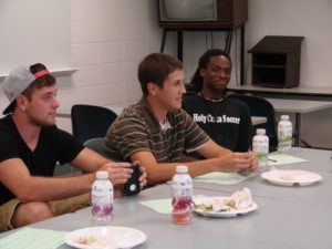 2011 orientation with three males