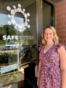 Pictured is Katie Luczak at Safe Sitter, Inc.