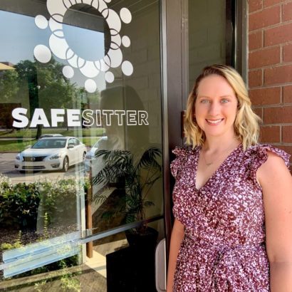 Pictured is Katie Luczak at Safe Sitter, Inc.