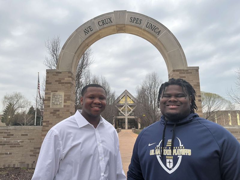 2022 Student Government Association president and vice president.
