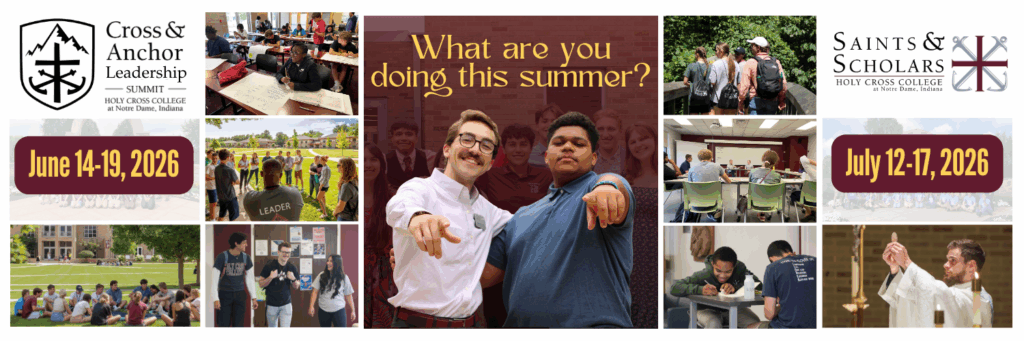 Saints & Scholars and Cross & Anchor Holy Cross College