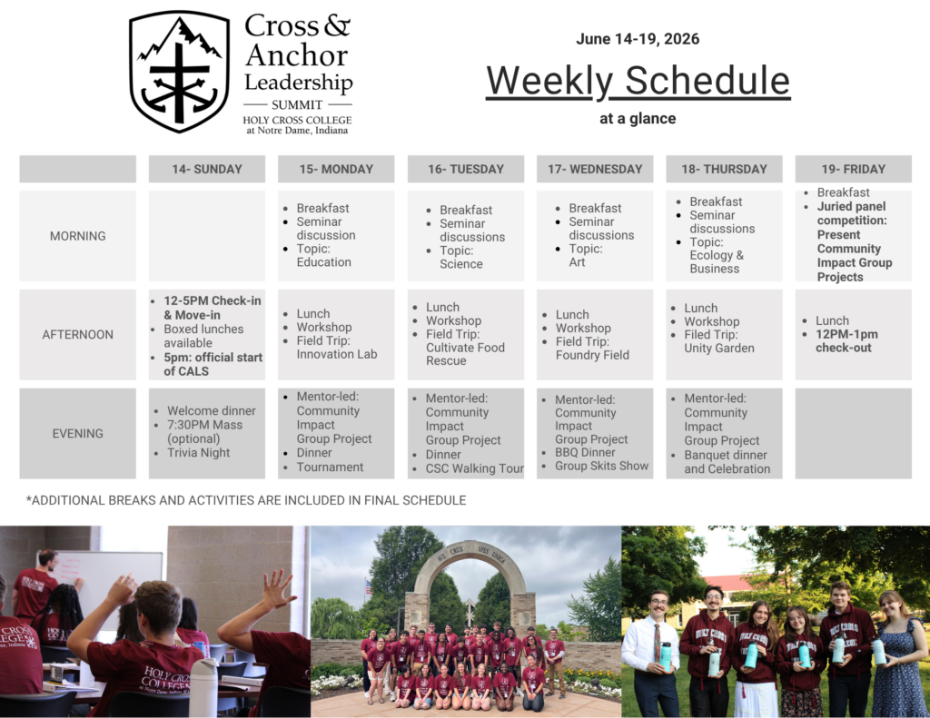 CALS Schedule at a glance (1) CALS Schedule